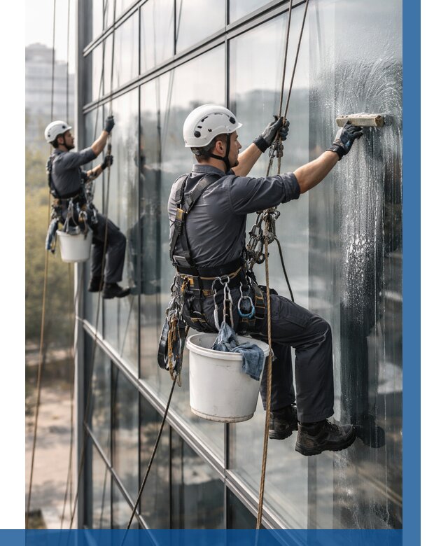 Мойка сплошного остекления в Нижнем Тагиле, заказать от 312 р.| ВЫСОТНИК-Нжн