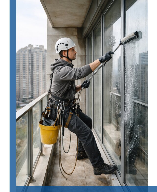 Профессиональная мойка балконного остекления в Нижнем Тагиле