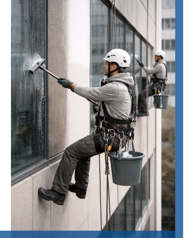 Мойка фасадов зданий в Нижнем Тагиле под ключ от 364 р. | ВЫСОТНИК-Нжн