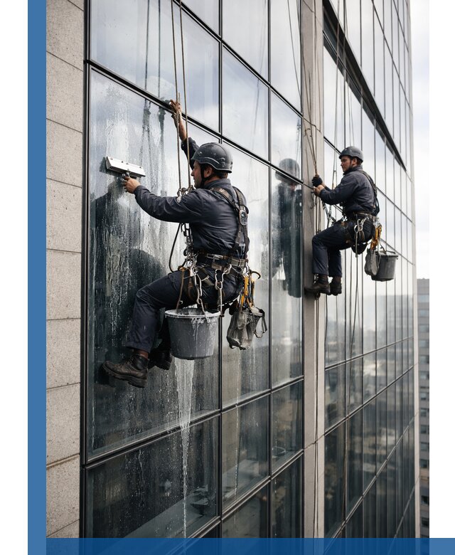 Профессиональная мойка стеклянных фасадов зданий в Нижнем Тагиле