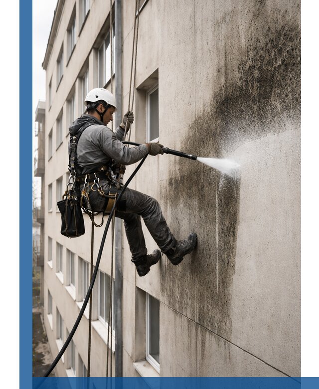 Профессиональная очистка фасадов от плесени в Нижнем Тагиле