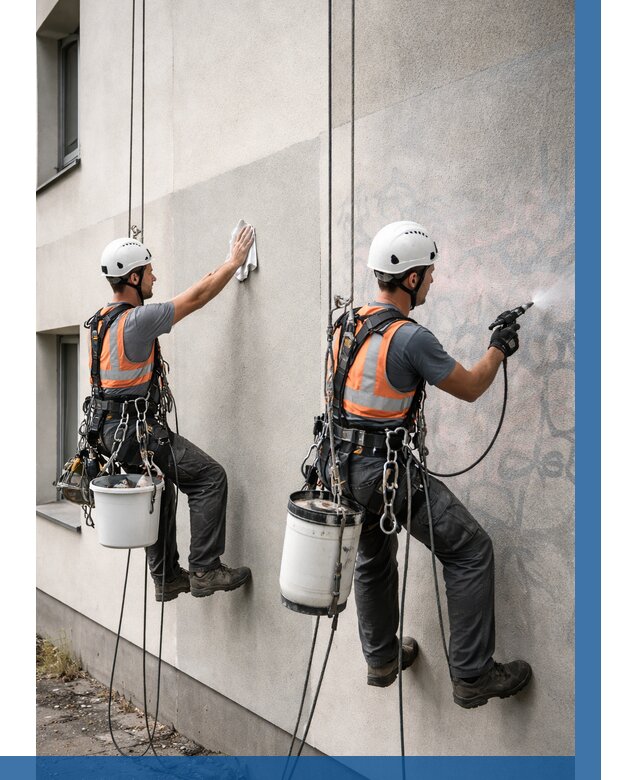 Антиграффити покрытие фасада в Нижнем Тагиле от 625 р. | ВЫСОТНИК-Нжн