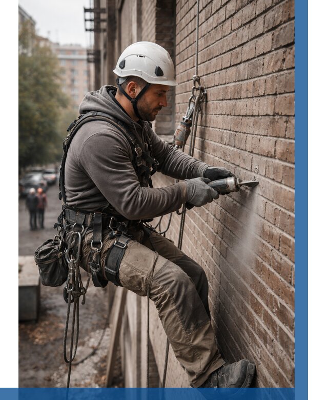 Расшивка кирпичных швов в Нижнем Тагиле от 625 р. | ВЫСОТНИК-Нжн