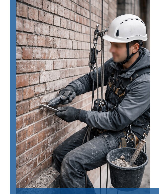 Расшивка кирпичных швов фасадов и стен, ремонт в Нижнем Тагиле