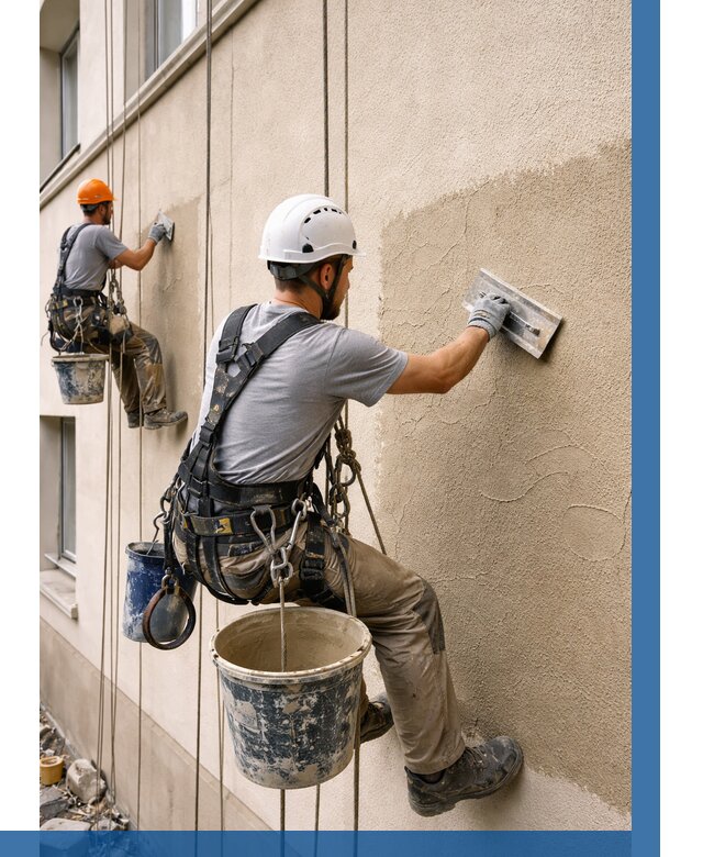 Декоративная штукатурка фасада в Нижнем Тагиле от 1249 р. | ВЫСОТНИК-Нжн