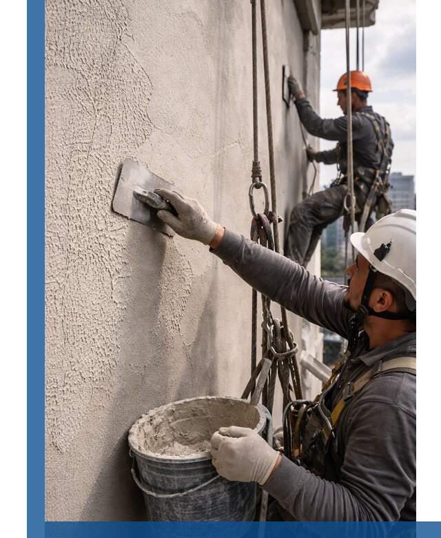 Декоративная штукатурка фасада с утеплением и защитой в Нижнем Тагиле