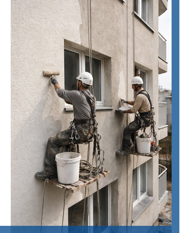 Нанесение короеда на фасад в Нижнем Тагиле от 468 р. | ВЫСОТНИК-Нжн