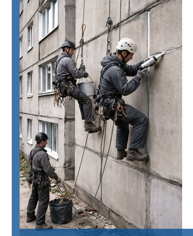 Герметизация межпанельных швов в Нижнем Тагиле с гарантией герметичности