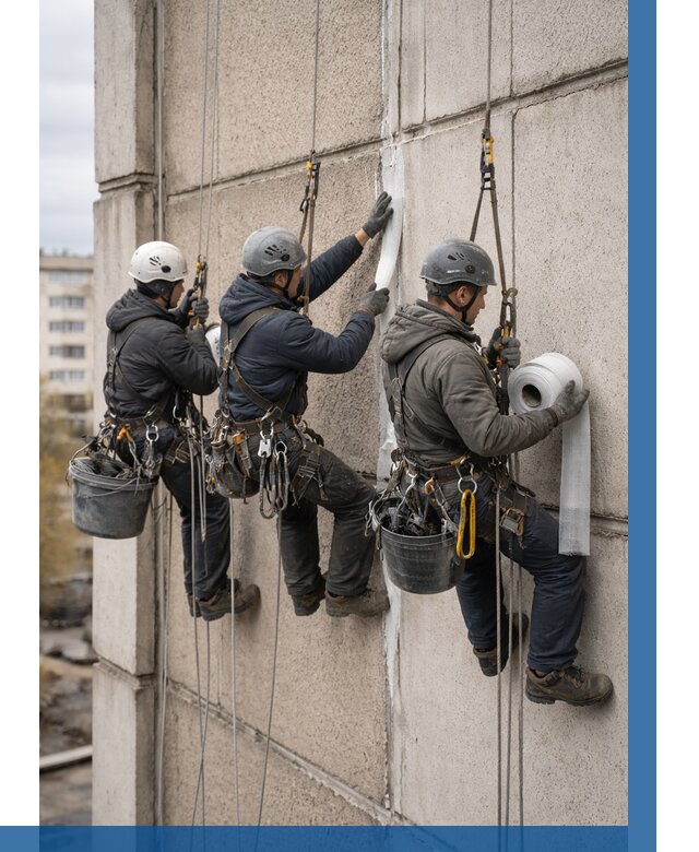 Ремонт межпанельных швов в Нижнем Тагиле от 781 р. | ВЫСОТНИК-Нжн