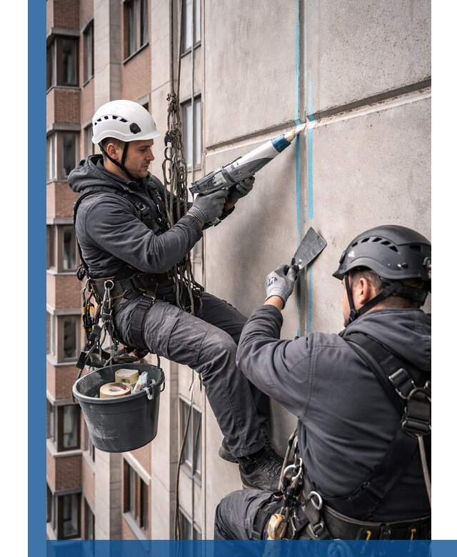 Вторичная герметизация швов фасада и кровли в Нижнем Тагиле
