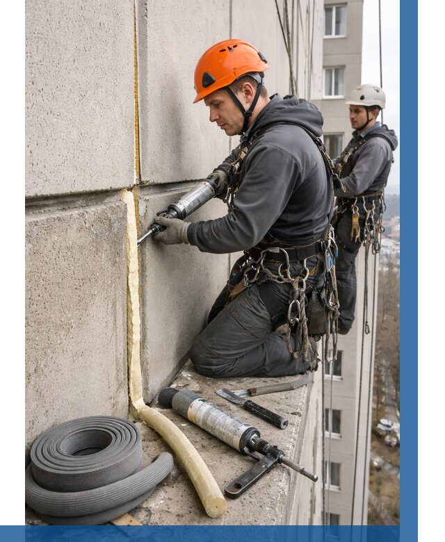 Теплый шов межпанельные швы в Нижнем Тагиле от 729 р. | ВЫСОТНИК-Нжн