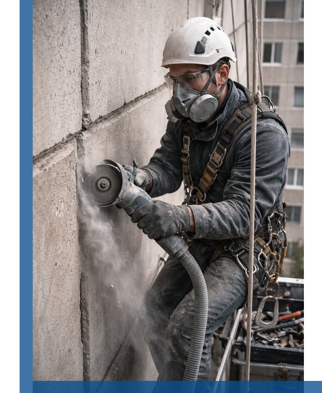 Штробление межпанельных швов в Нижнем Тагиле качественно и быстро