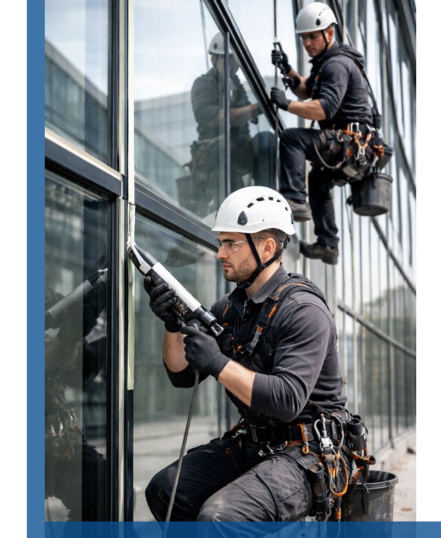 Герметизация витражных швов в Нижнем Тагиле для зданий и фасадов