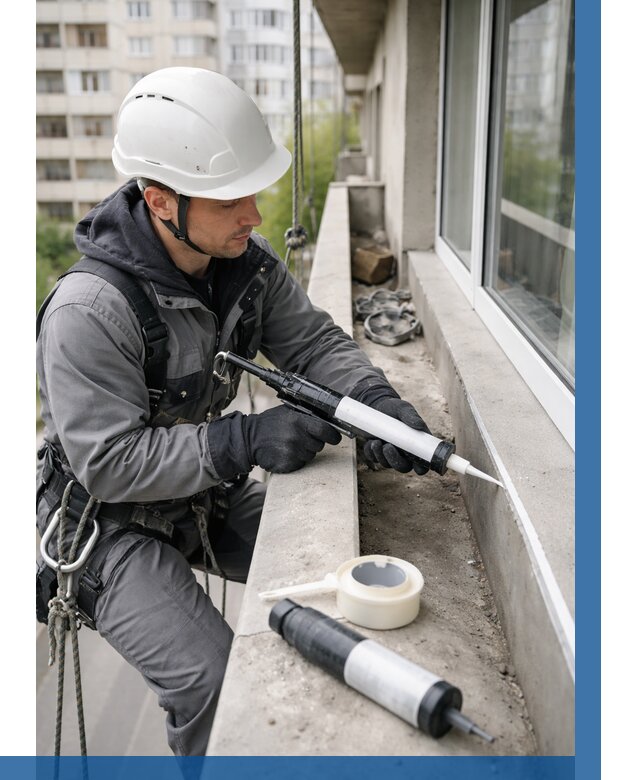 Герметизация швов лоджии в Нижнем Тагиле от 4684 р. | ВЫСОТНИК-Нжн