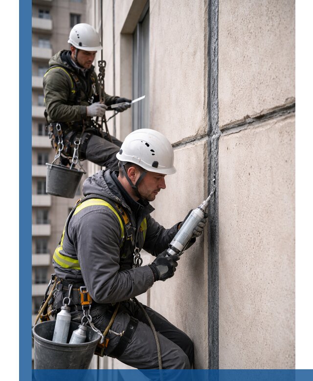 Герметизация деформационных швов фасада в Нижнем Тагиле качественно