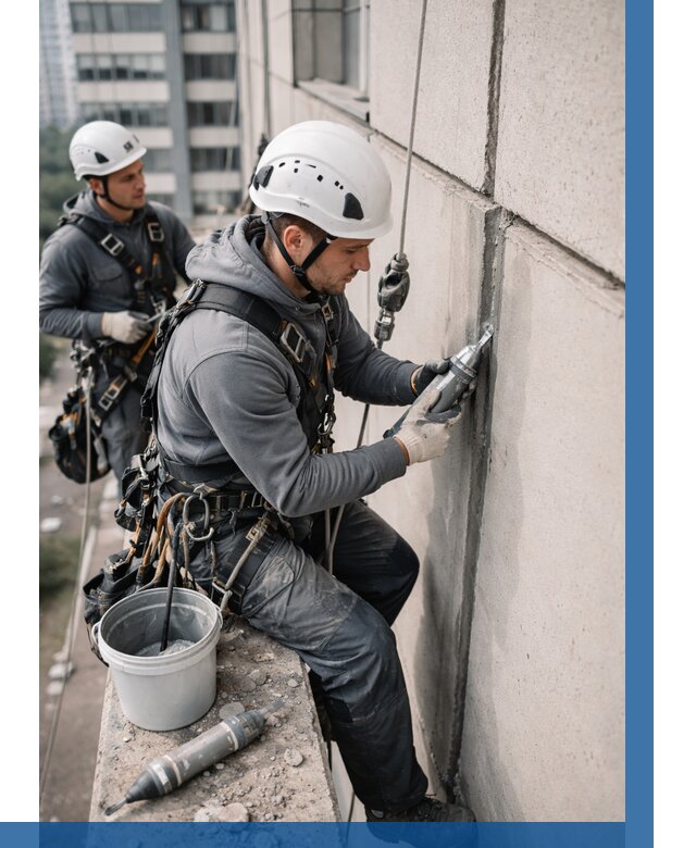 Ремонт деформационных швов здания в Нижнем Тагиле от 1041 р. | ВЫСОТНИК-Нжн