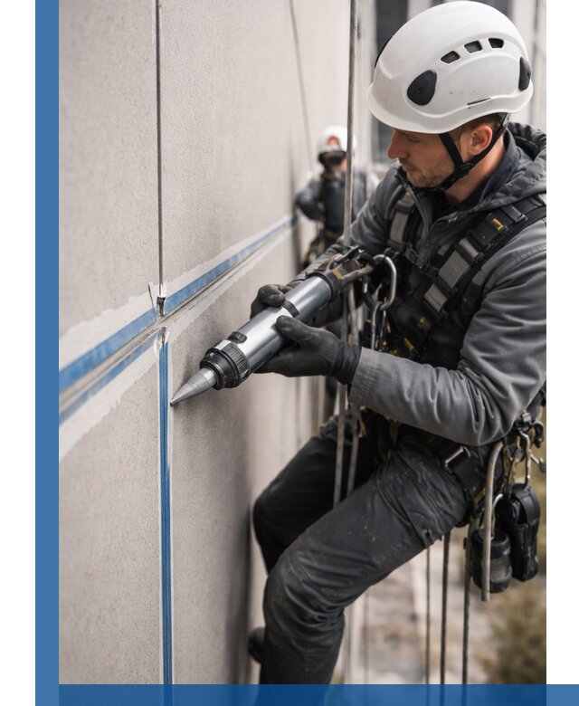 Герметизация стыков фасадных панелей в Нижнем Тагиле качественно и быстро