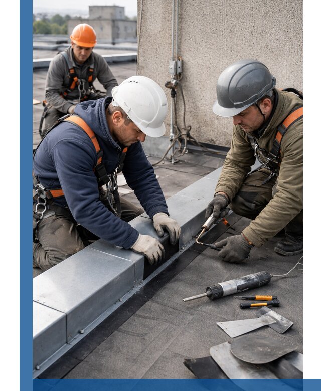 Ремонт кровельных примыканий в Нижнем Тагиле профессионально