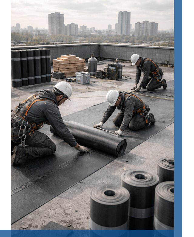 Монтаж мягкой кровли под ключ в Нижнем Тагиле от 468 р. | ВЫСОТНИК-Нжн