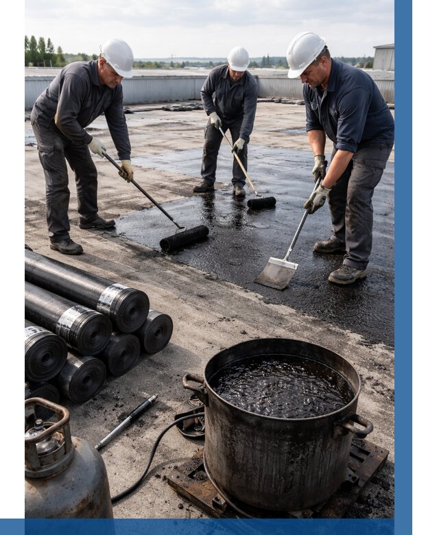 Гидроизоляция кровли мастикой в Нижнем Тагиле от 625 р. | ВЫСОТНИК-Нжн