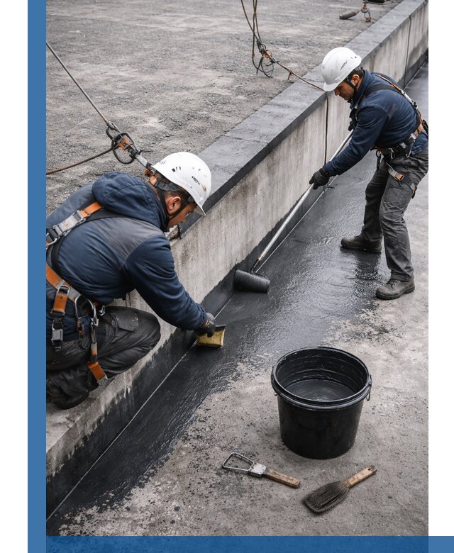 Гидроизоляция кровли жидкой резиной профессионально в Нижнем Тагиле