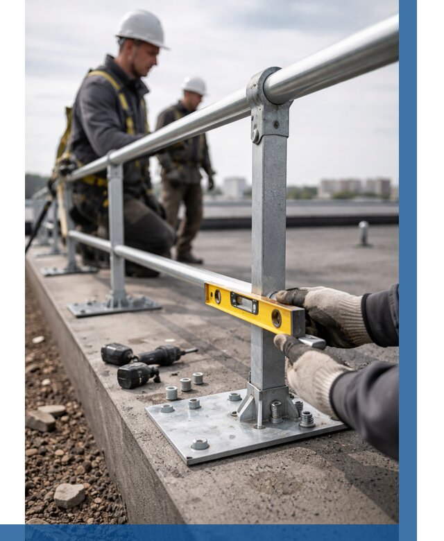 Монтаж кровельного ограждения в Нижнем Тагиле от 1249 р. | ВЫСОТНИК-Нжн