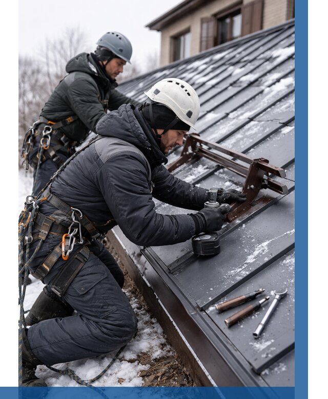 Монтаж снегозадержателей в Нижнем Тагиле от 468 р. | ВЫСОТНИК-Нжн