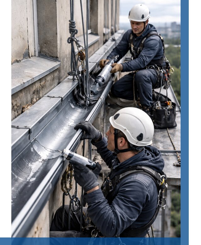 Ремонт водосточных желобов в Нижнем Тагиле от 6766 р. | ВЫСОТНИК-Нжн