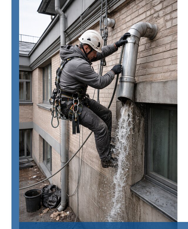 Профессиональная прочистка водосточных труб в Нижнем Тагиле с гарантией