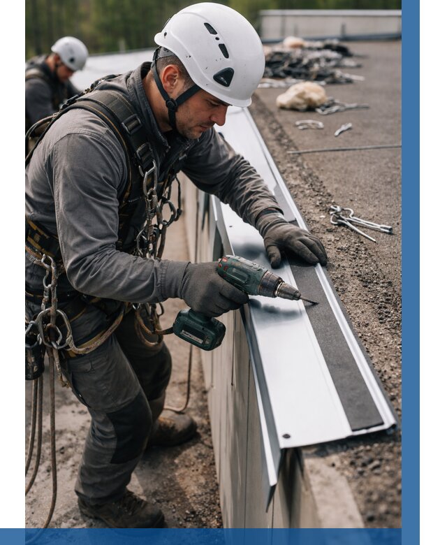 Монтаж капельника на кровле в Нижнем Тагиле от 312 р. | ВЫСОТНИК-Нжн