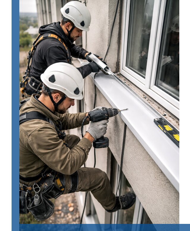 Профессиональный монтаж оконных отливов и отведения воды в Нижнем Тагиле