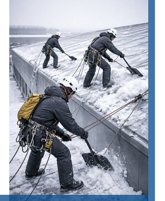 Очистка навесов от снега в Нижнем Тагиле от 4684 р. | ВЫСОТНИК-Нжн