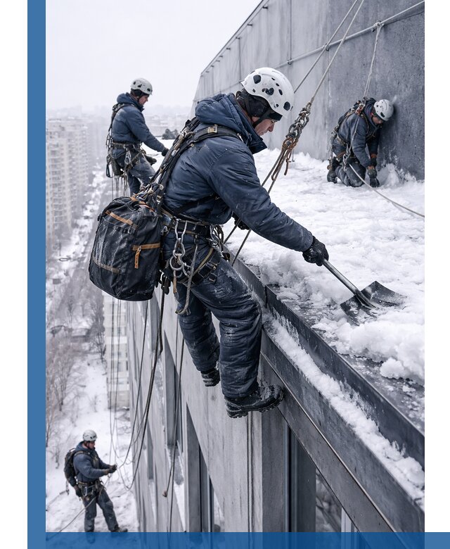 Абонентское обслуживание кровли зимой в Нижнем Тагиле регулярный уход