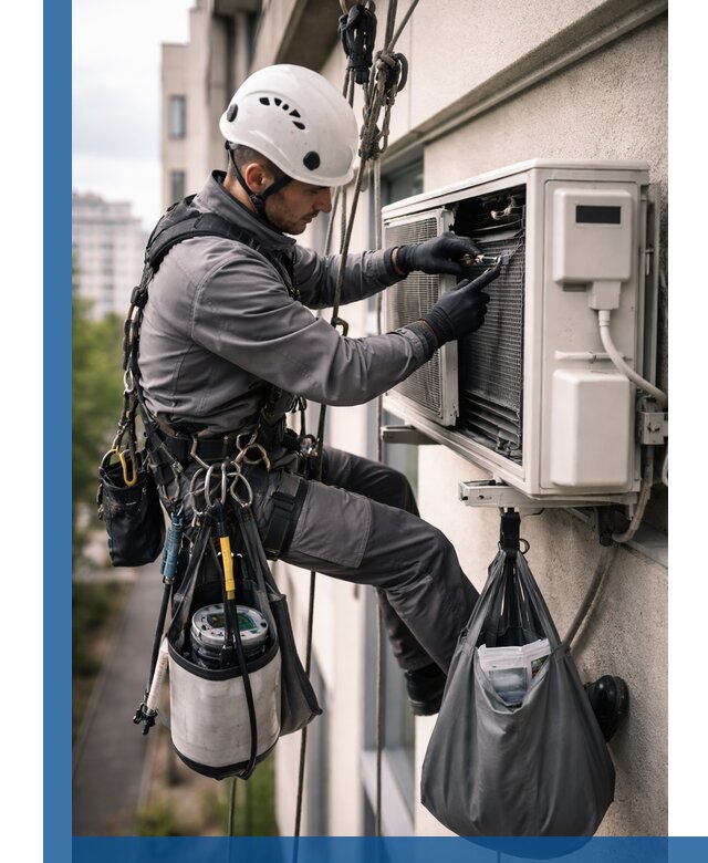 Обслуживание внешнего блока кондиционера в Нижнем Тагиле профессионально