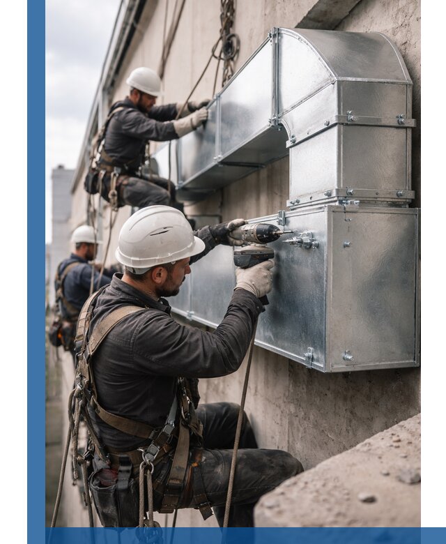 Профессиональный монтаж вентиляционных коробов в Нижнем Тагиле под ключ