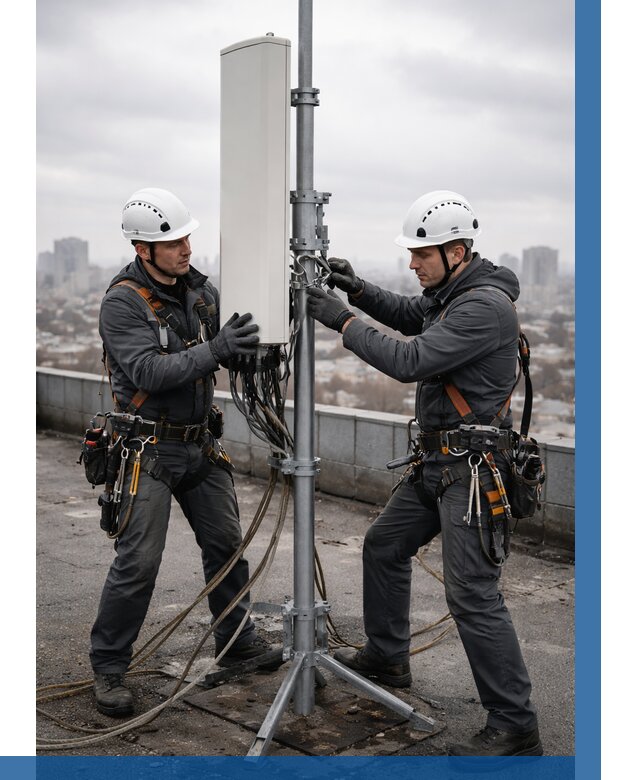 Монтаж антенн связи на крыше в Нижнем Тагиле от 8848 р. | ВЫСОТНИК-Нжн