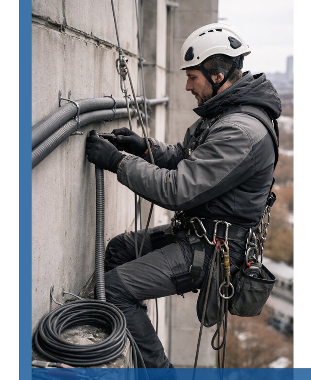 Профессиональный монтаж гофры для кабеля в Нижнем Тагиле с гарантией