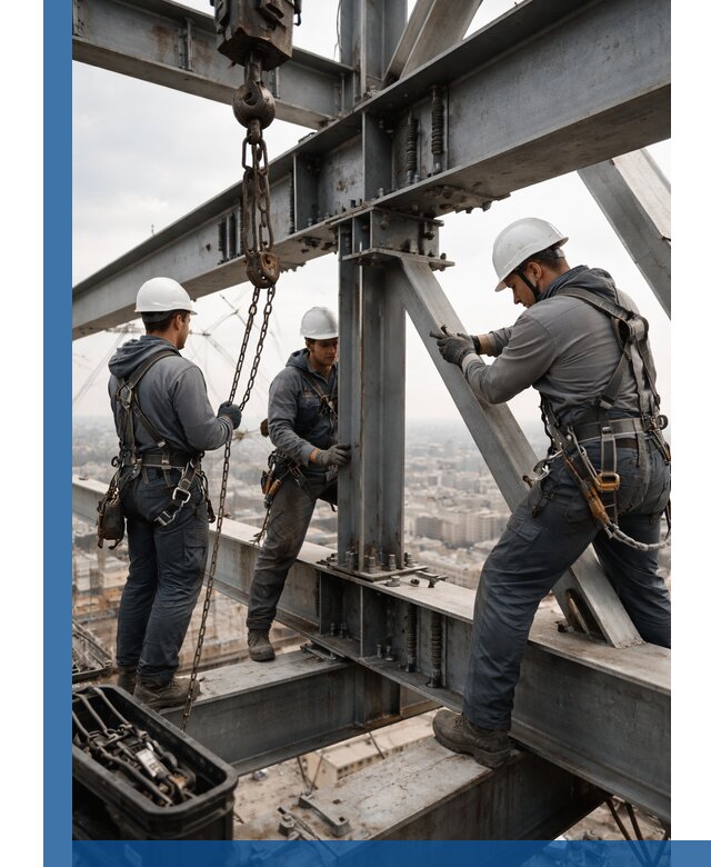 Профессиональный монтаж металлоконструкций на высоте в Нижнем Тагиле