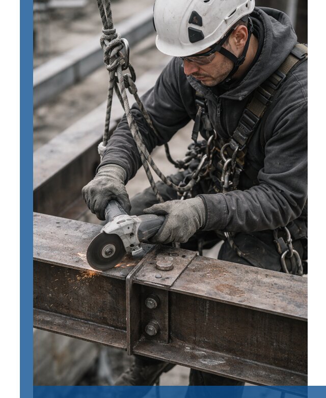 Резка металла на высоте в Нижнем Тагиле для зданий и конструкций