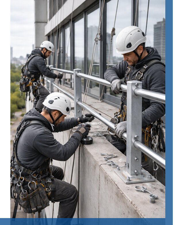 Монтаж ограждений на высоте в Нижнем Тагиле, от 1249 р. | ВЫСОТНИК-Нжн