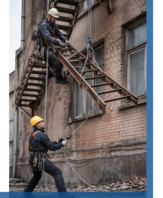 Демонтаж пожарной лестницы в Нижнем Тагиле от 12491 р. | ВЫСОТНИК-Нжн