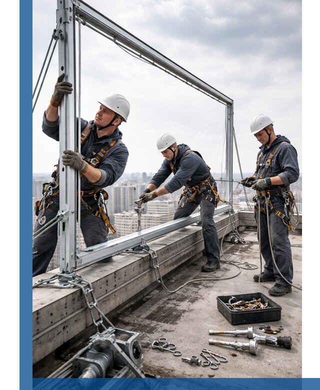 Монтаж крышных рекламных конструкций под ключ в Нижнем Тагиле