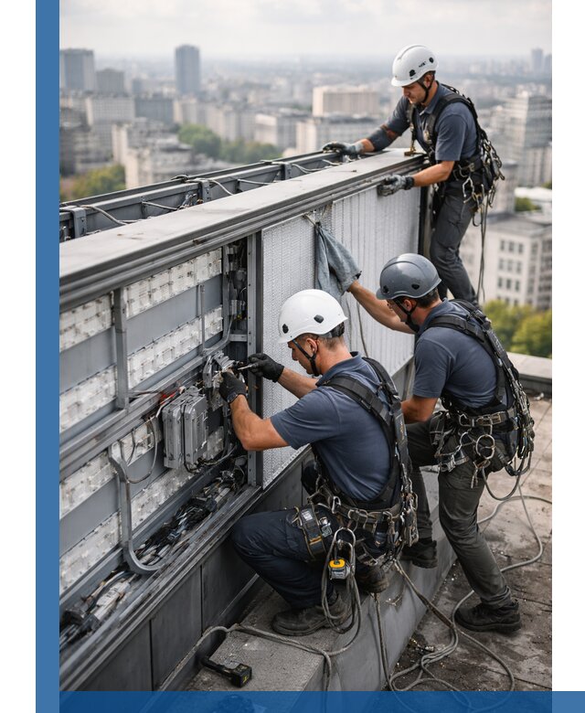 Профессиональное обслуживание крышной рекламы в Нижнем Тагиле под ключ