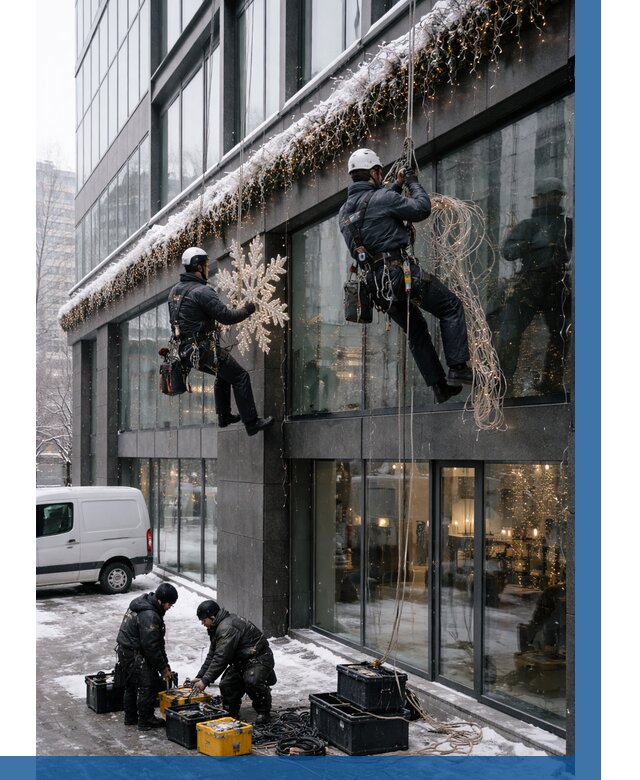 Демонтаж новогоднего оформления в Нижнем Тагиле от 5725 р. | ВЫСОТНИК-Нжн