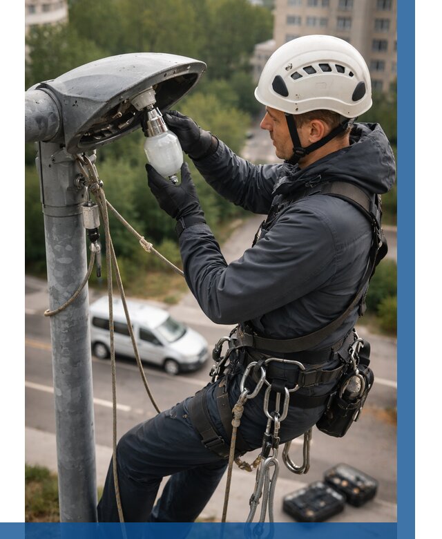 Замена ламп на высоте в Нижнем Тагиле от 2602 р. | ВЫСОТНИК-Нжн