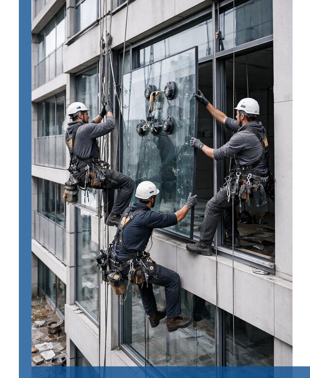Фасадное остекление и монтаж витражей зданий в Нижнем Тагиле под ключ
