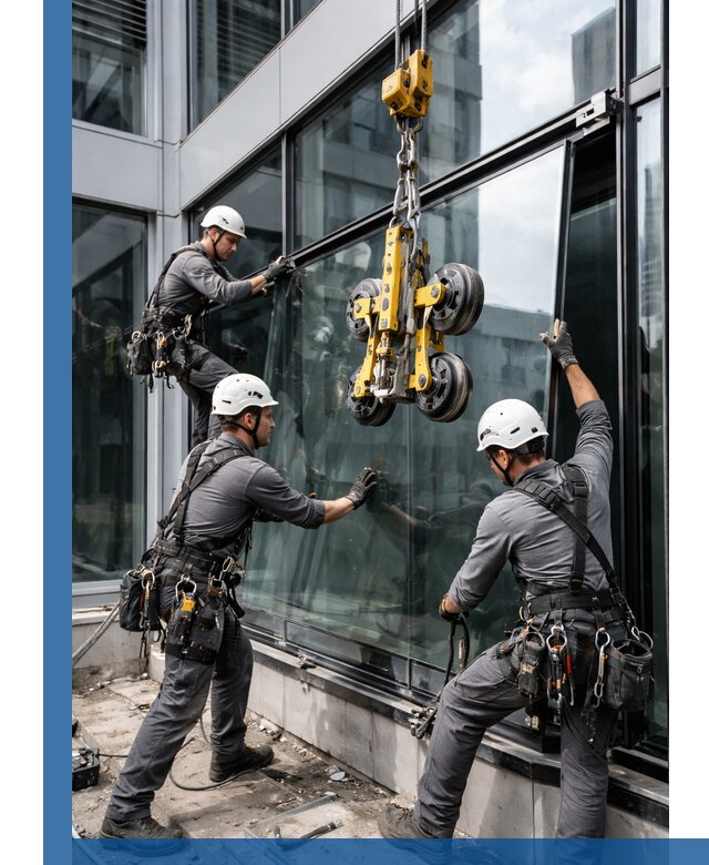 Структурное остекление фасадов в Нижнем Тагиле монтаж и обслуживание