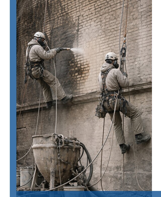 Пескоструйная очистка фасадов в Нижнем Тагиле профессионально