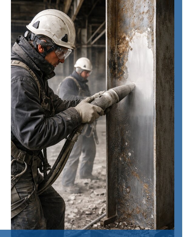 Удаление старой краски с металла в Нижнем Тагиле от 468 р. | ВЫСОТНИК-Нжн