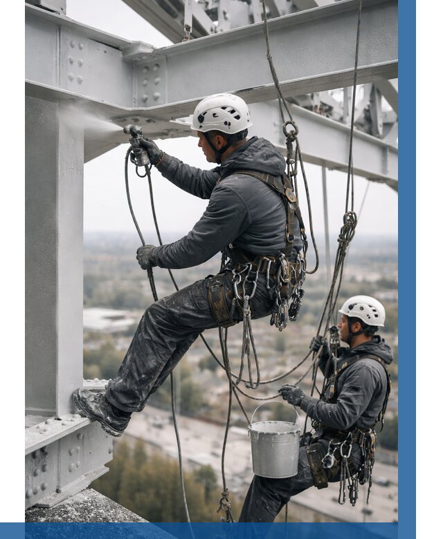 Покраска металлоконструкций на высоте в Нижнем Тагиле 364 р |ВЫСОТНИК-Нжн